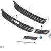 BMW 5 Series G30LCI Front Bumper Fog Light Cover Trim (51119466773/74)
