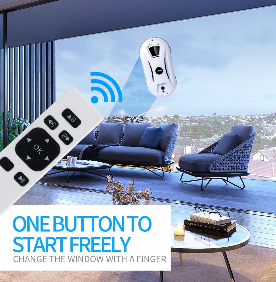 Ultradünner Roboter-Staubsauger, Fensterputz-Roboter, elektrischer Glas-Limpiacristales-Fernbedienung für zu Hause