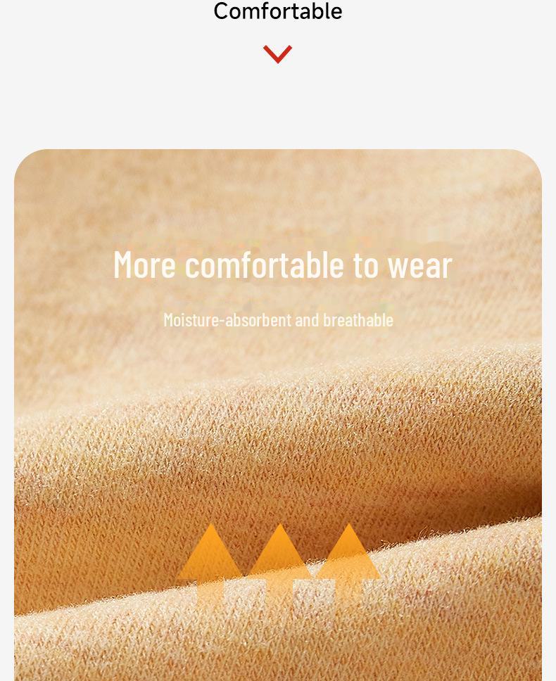 Women's Wool Silk Velvet-Lined Leggings: Seamless, Warm, Autumn/Winter Pants with German Velvet and Heating Technology.