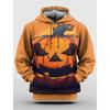Halloween Pumpkin 3D Print Hoodies Men's Long Sleeve Hooded Sweatshirts Pullover Oversized Harajuku Coat Unisex Street Clothing