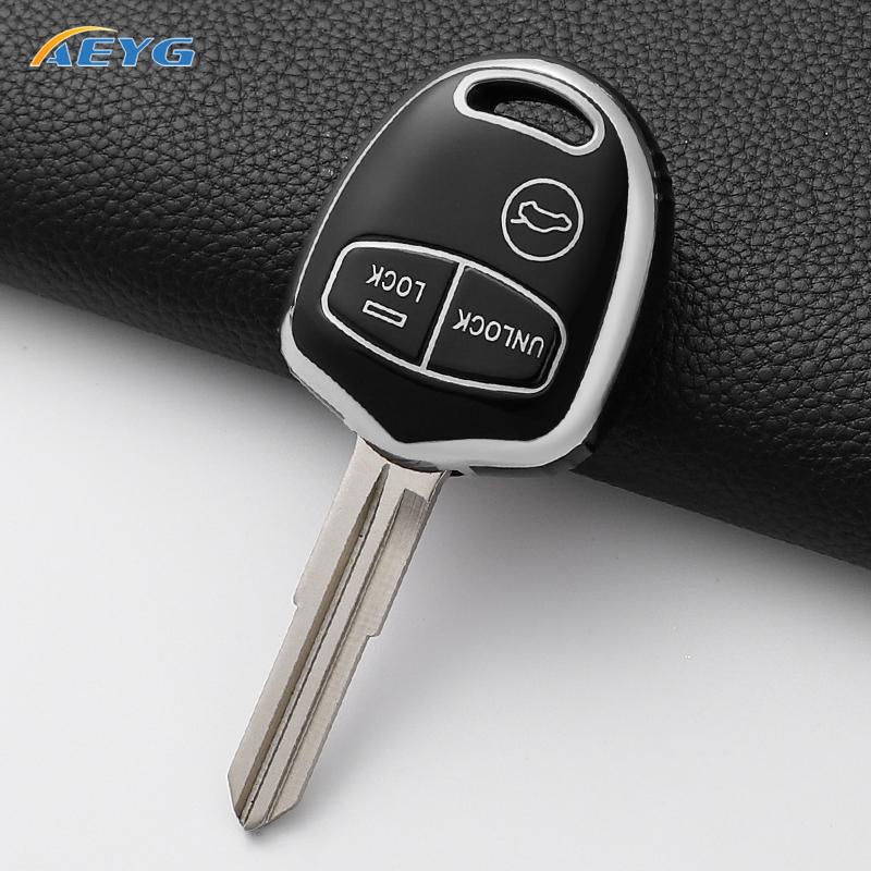 Soft Tpu Car Key Case Cover Shell For Mitsubishi Asx Mirage Montero Shogun L200 Colt Outlander Pajero Lancer Ex Auto Accessories