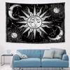 Aesthetic Black and White Sun Moon Tapestry Wall Decoration Hanging Tapestry for Bedroom Living Room 150 X 200cm/ 59 X 78.7inch