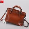 Women's Bag 2025 New Genuine Leather Spring Summer Handbag Simple Commuter Bag Single Shoulder Crossbody Bag European and American Style