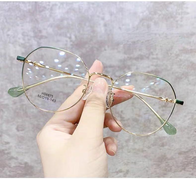 Korean Style Anti Blue Light Glasses for Women Computer Eyewear Nearsighted Vision -100 to -600