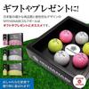 MYHANABI H2 Made In Japan Golf Ball Soft Distance Type (Pink Silver, 3 Balls)