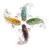 Fish Natural Crystal Decoration Gift Fish Ornaments Wedding Accessories Car Pendant Artificial Fish