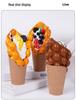 Espositore per Dolci alla Frutta con Waffle all'Uovo in Stile Hong Kong
