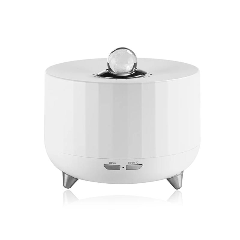 

Hogar 2025 New Simulated Flame Aroma Diffuser Essential Oils Air Humidifier Diffuser with 7 Colorful Lights Remote Control for H CHINA&UK білий
