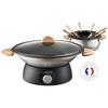 Fondue- en wokapparaat Lagrange Classic 349019 900 W zwart en grijs