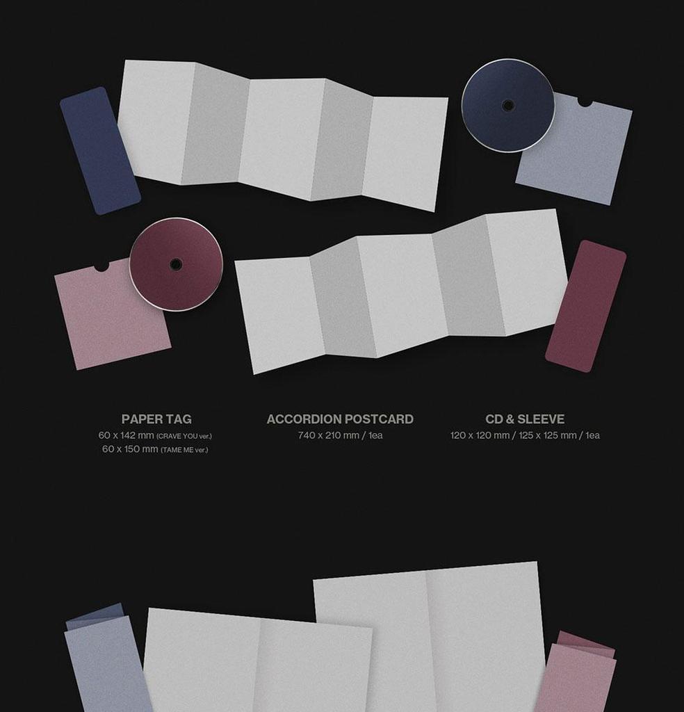 [POB] &TEAM [Mark On ME] KR 2nd Mini Album (CRAVE YOU / TAME ME Ver.)