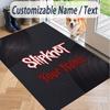 Custom Text Printed Rug Slipknot Non Slip Floor Carpet For Home Room Decor