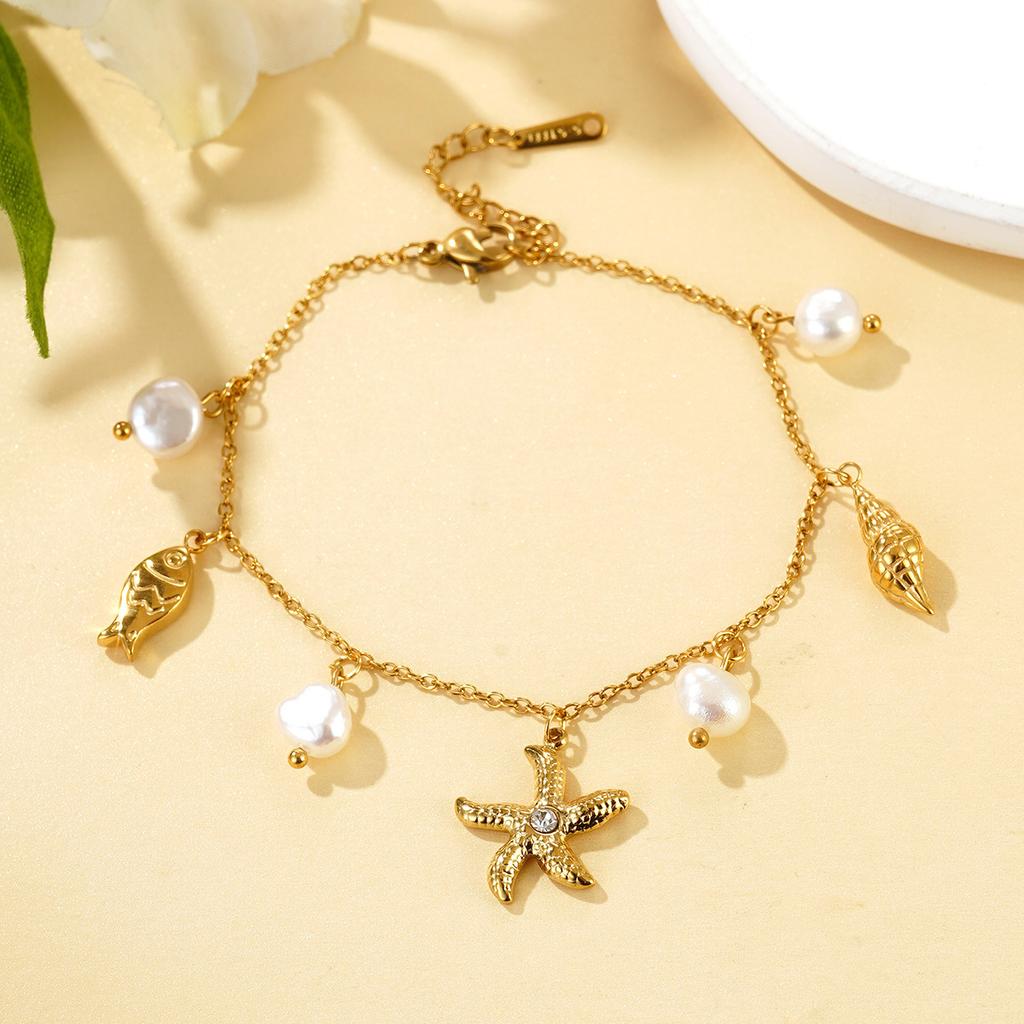 Devil's Eye Bracelet European and American Starfish Niche Premium Stainless Steel Jewelry Bracelet