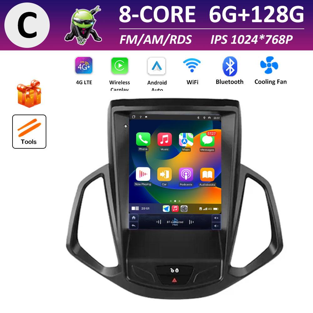 Autoradio GPS Navigation for Ford EcoSport 2013 2014 2015 2016 - 2017 Car Multimedia Video Radio Player Android OS WIFI No 2 Din