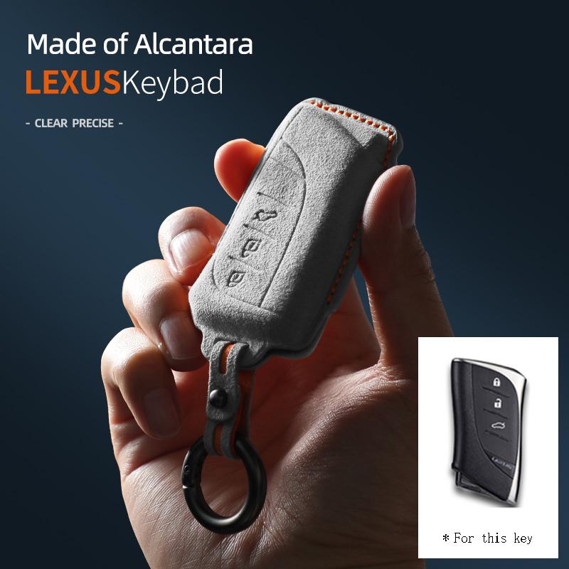 suede Key Case For For Lexus ES200 300H RX UX260 Keychain Male And Female Car Refitting auto Accessories