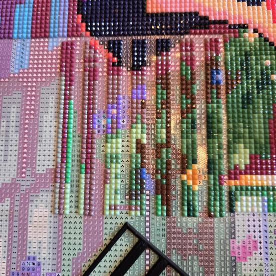 Rigla din plastic pentru pictură cu strasuri, DIY, accesorii pentru artă cu diamante, instrument de plasare a liniilor drepte pentru pictură 5D cu strasuri