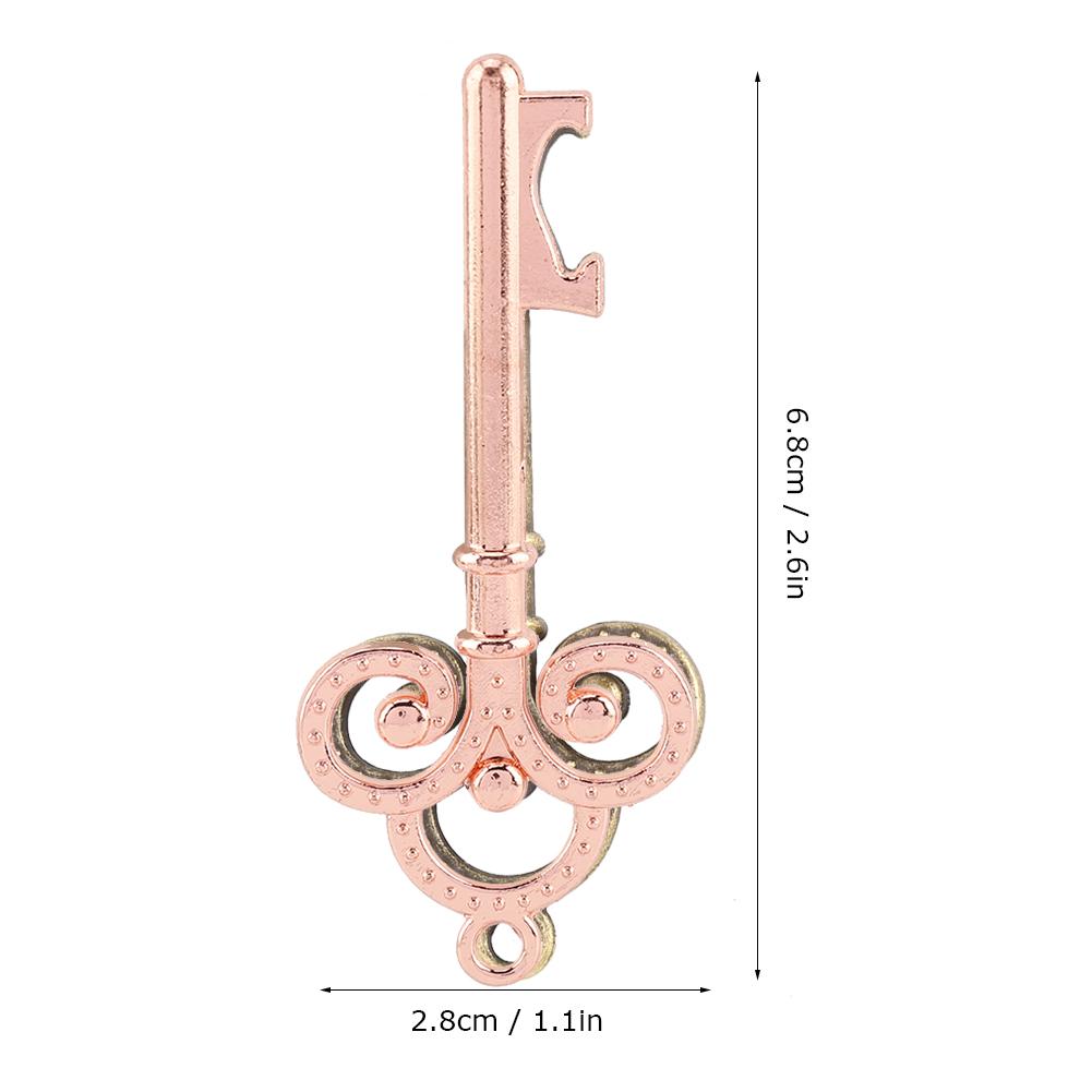 Wedding Pendant Skeleton Keys Opener Guest Wedding Gifts And Party Gifts 20pcs(Rose Gold)