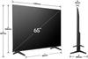 Hisense 65A6Q - 65" LED TV (164 Cm) - 4K UHD 3840x2160 - HDR10+ - Smart TV - 3xHDMI 2.1 - WiFi
