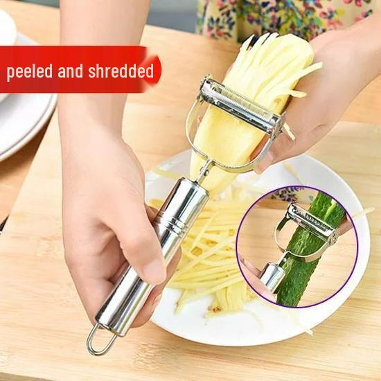 Multifunctional Stainless Steel Peeler and Grater for Fruits and Vegetables