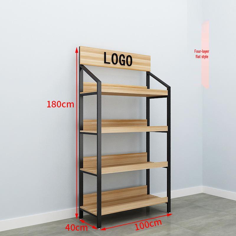 Slanted Multi-Layer Display Rack for Snacks, Jewelry, and Shoes