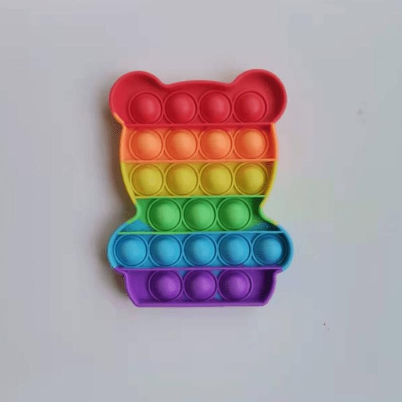 2Pcs Hot Push Bubble Fidget Toys Sensory Autism Special Needs Stress Reliever Squeeze Decompression Toy Fidget Toys For Kids