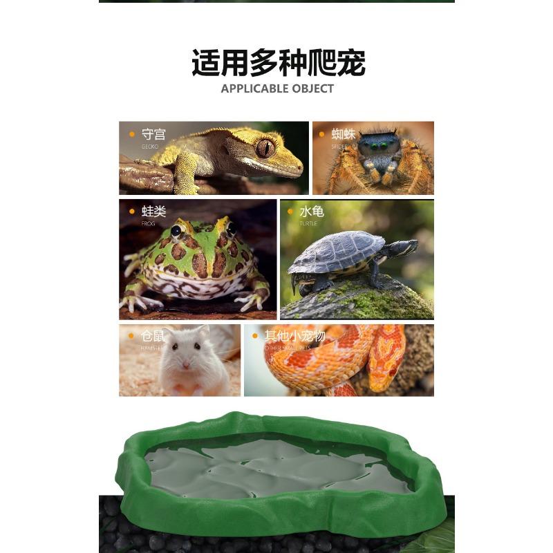 Lizard Mane Lion Imitation Rock Plastic Horned Frog Pet Snake Bath Basin Water Basin Climbing Pet Food Basin