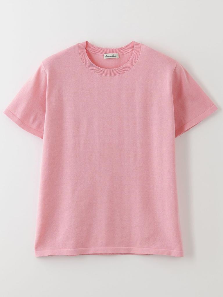 Beauty Youth United Arrows Steven Alan Cotton Short Sleeve Knit 82181990239 0300 OFF FREE & WHITE(03)