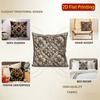 2D Colorful Floral Embroidered Pattern Pillow Covers Pattern Cushion Cover Suitable For Sofa Bedroom Car Pillow Cover