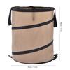 37.8L Collapsible Leaf Trash Can Reinforced Steel Spring Oxford Cloth Collapsible Container Small Size