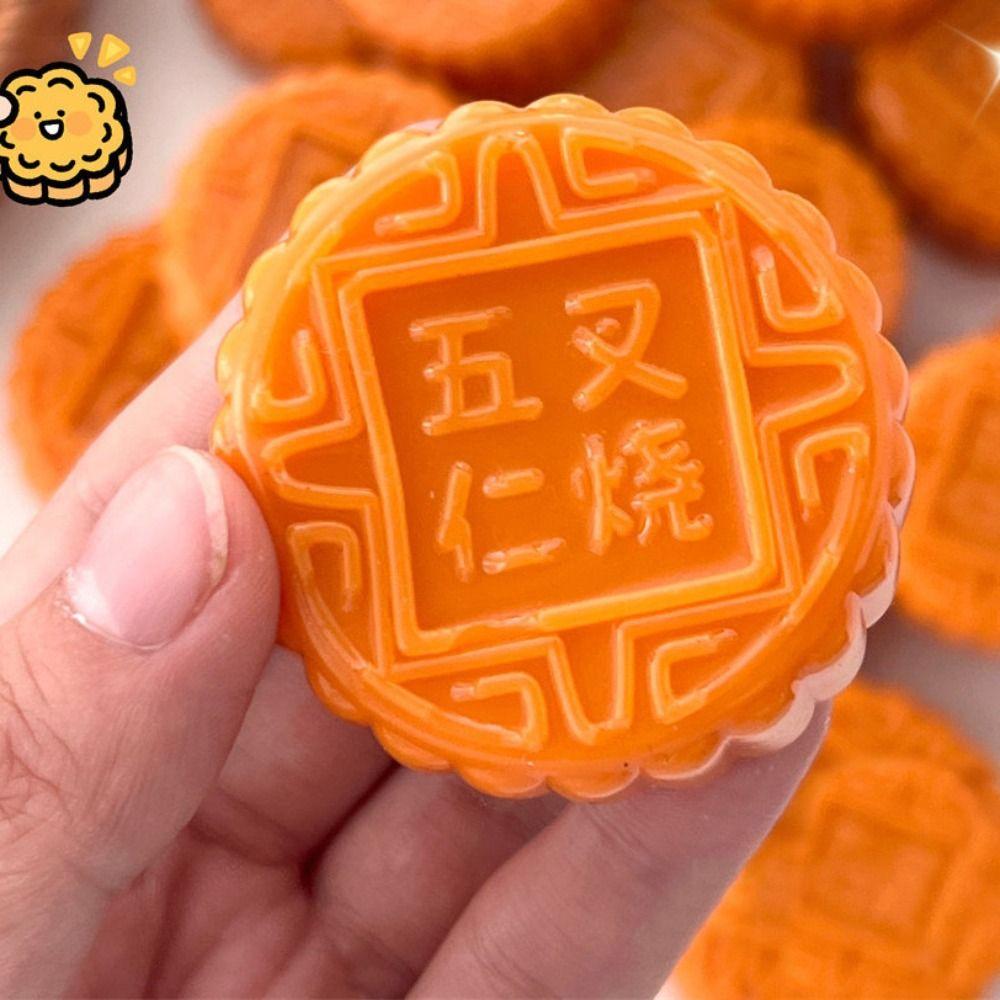 Simulated Food Mid-Autumn Festival Fidget Toys Moon Cake Squeeze Sensory Toys Adult
