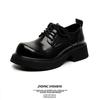 Spring new British style trend casual small leather shoes men's retro big head leather shoes platform heightening shoes 3209-E
