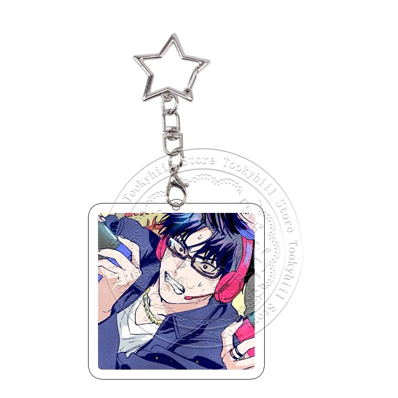 Marriagetoxin Acrylic Keychain Hikaru Gero Kinosaki Poster Keyring Kawaii Cartoon Role Pendant Decoration Accessories Girl Gift