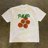 Reine Baumwolle Doppelgarn 3a260g Slim Fit Kurzarm T-Shirt Unisex Vintage Stil Bedrucktes Lässiges Oberteil Für Unisex Und Unisex