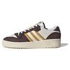 adidas Eredeti Rivalry Low Kényelmes Egyszerű Ütéscsillapítás Tartós Alacsonyszárú Cipők Unisex Cipők Fehér Barna IH0499