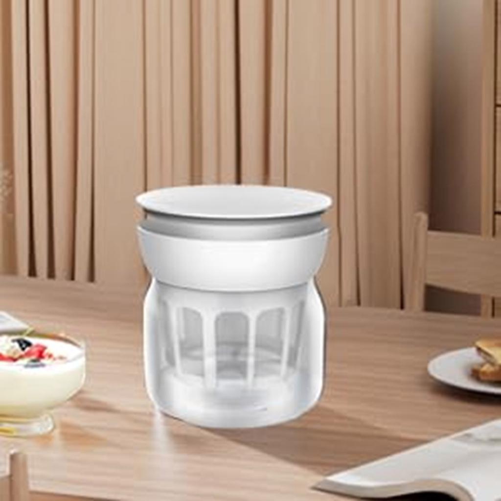 Tejsavó elválasztó joghurtkészítő finom hálós joghurtszűrő sajtkészítő fedéllel újrafelhasználható konyhai eszköz könnyen tisztítható