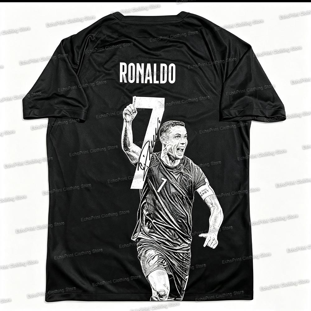 Ronaldo 7 Fans Football Jersey Mens Womens Quick Dry Breathable Short Sleeve Tee Summer Sports Fashion Soccer T-Shirts 2026