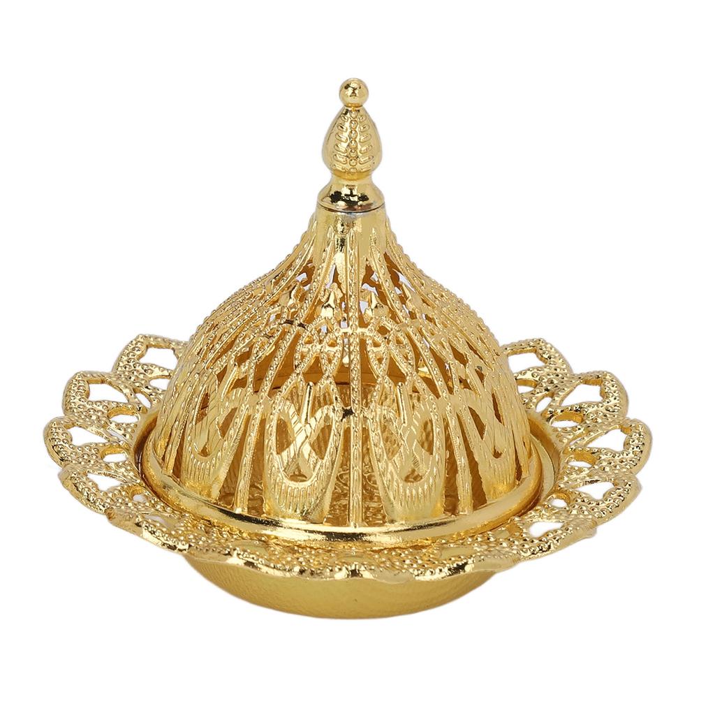 Incense Burner Gold Exquisite Light Luxury Style Incense Holder Stand for Home Bedroom Living Room Office