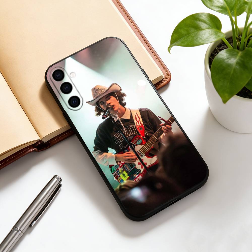 Singer C-Conan G-Gray-S Phone Case For Samsung Galaxy A73,A72,A71,A70,A53,A52,A51,Soft Silicone Black Cover