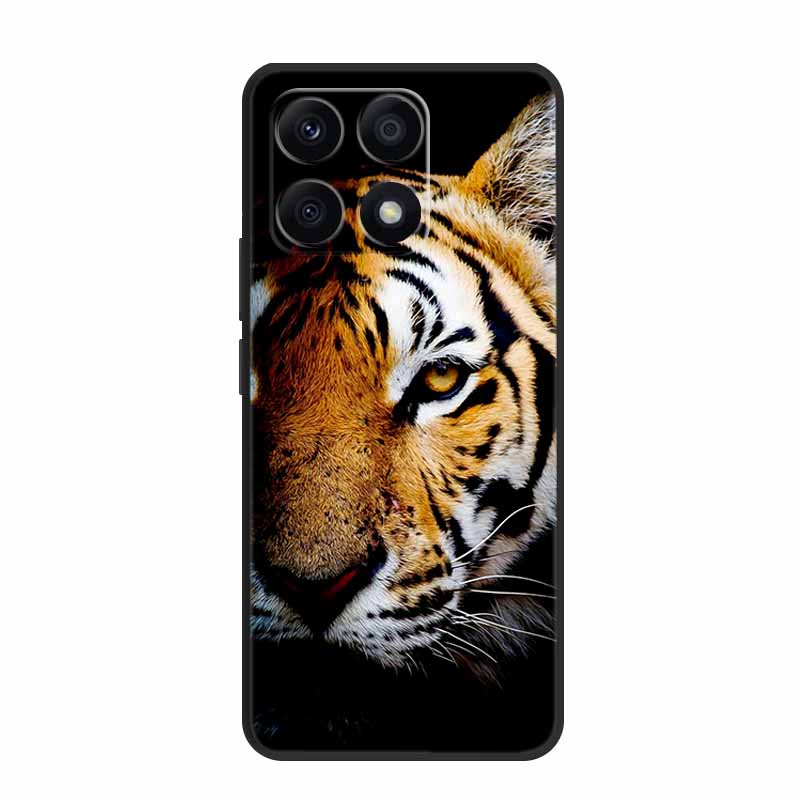 For Honor X6B Case Soft Printed Lion Wolf TPU Silicone Cover for Huawei Honor X6b Case JDY-LX1 Protection HonorX6b Girl Covers