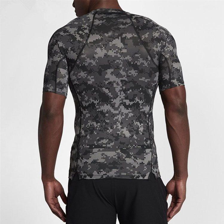 Nike Camisetas para Hombre Camuflaje Cuello Redondo Ajuste Recto Moderado 828177-037