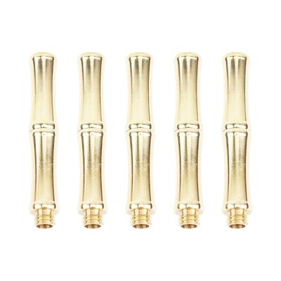 1/5 Stück Bambus Feuerlack Stempelgriff Kupfer Wachssiegel Stempelwerkzeug für Scrapbooking Handgemachte Stempel Zubehör 65mm