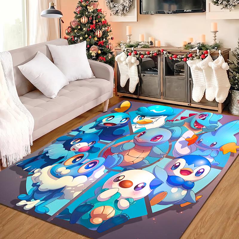 1PC Pokémon Rug - home decoration Carpet For Living Room Bedroom Flooring Computer Chair Area Rug