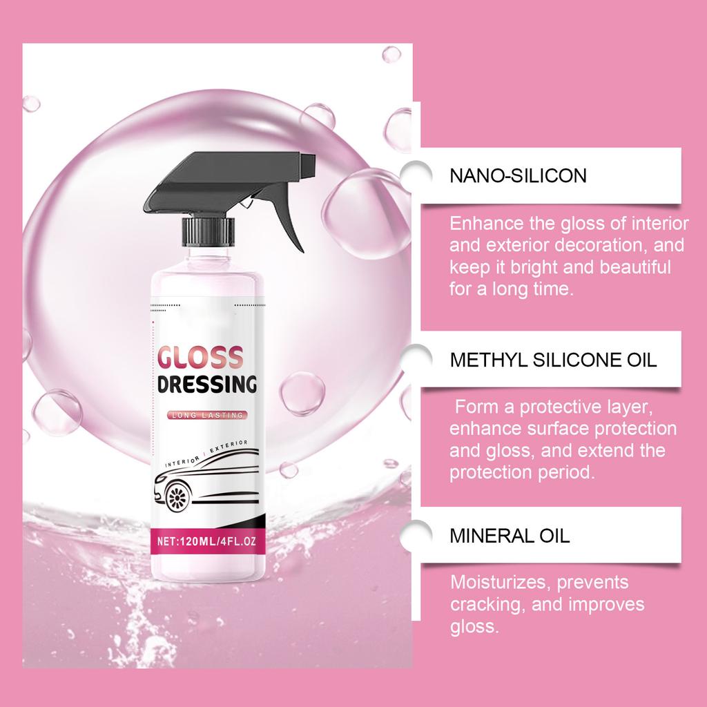 Car Care And Polishing Agent, Car Paint Coating, Maintenance, Gloss Enhancement, Stain, Scratch, And Polishing Spray. 120ml