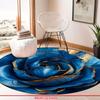 1Pcs Modern Minimalist Round Carpet Soft Non-Slip Decorative Doormat 2D Print Washable Area Rug for Entryway Home Office Yard