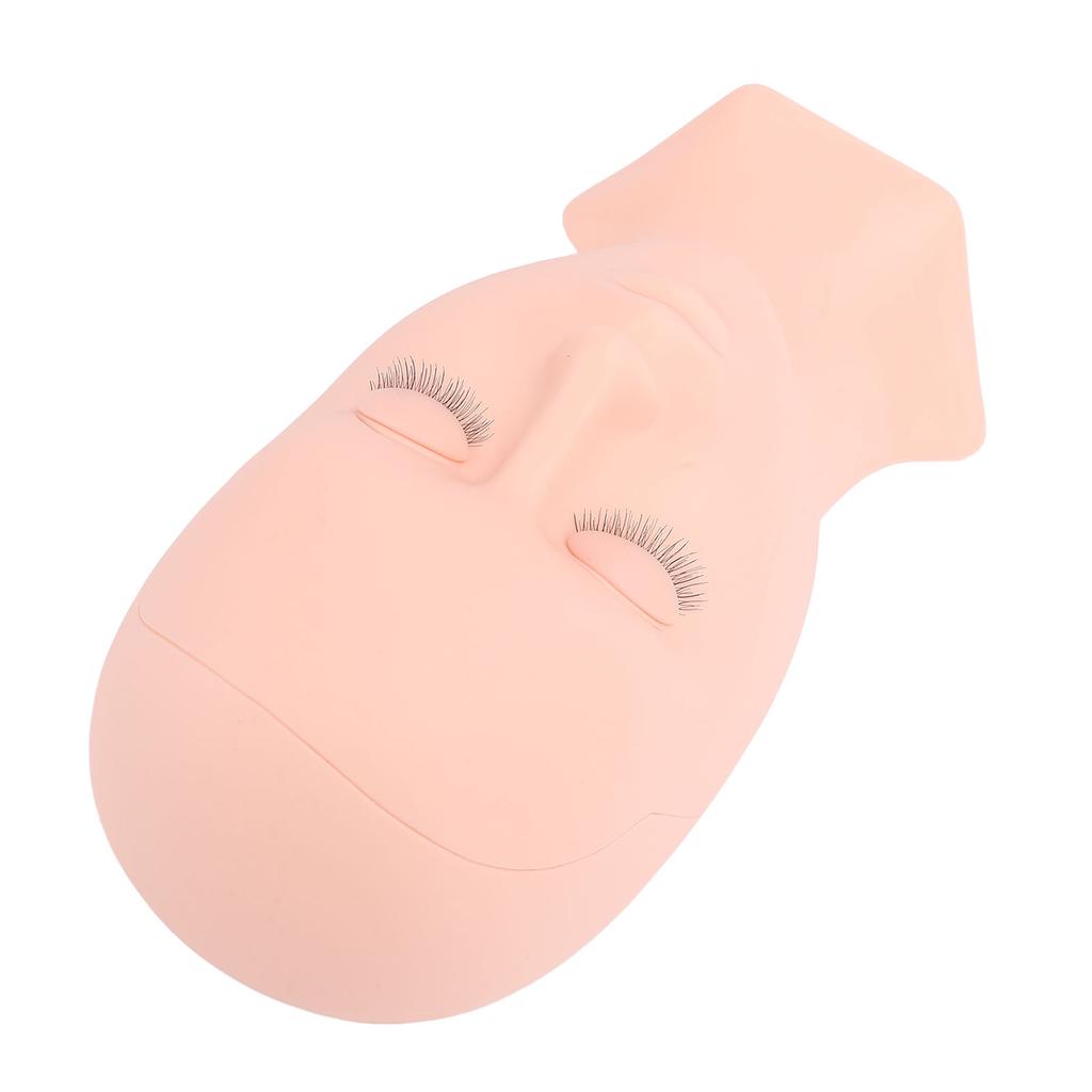 Lash Mannequin Head Silicone Removable Eyelid Realistic Multipurpose Makeup Practice Mannequin Head