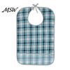 Adaptive Clothing for Seniors Double-sided Waterproof Adult Bib, with Adjustable Neck Strap, Wide Reusable Bibs Eating Crumb Catcher Large Washable