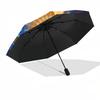 1pc Hummingbird Mandala Artwork Automatic Open/Close Umbrella, Folding Compact Umbrella with Lightweight Design for Women/Menyy251028190
