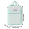 Portable Mesh A4 File Folder Waterproof L-shape Large Opening File Bag Dopamine Color Large Capacity File Organizer Students