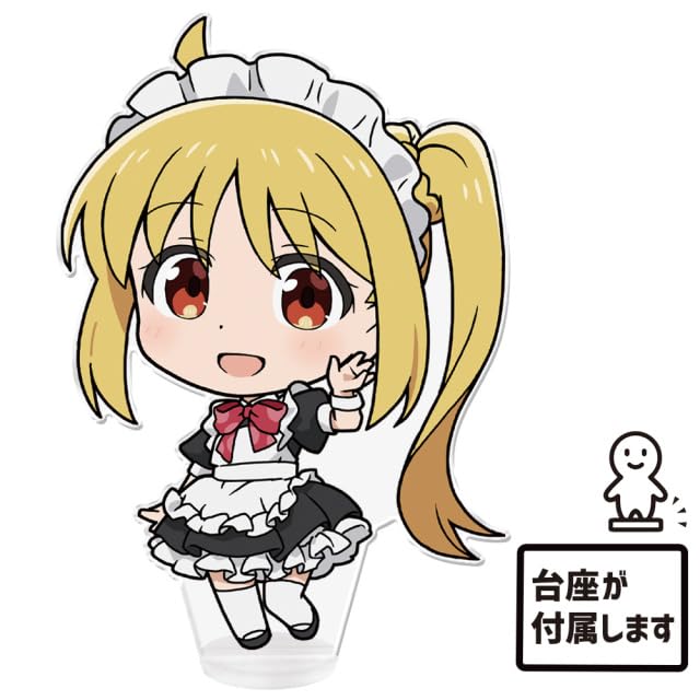 Anime "Bocchi the Rock!" Decapunikore! Acrylic Figure Ijichi Nika Maid Outfit Ver.