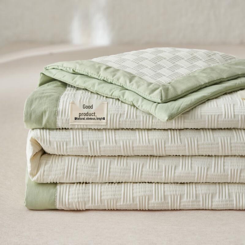 MUJI Jacquard Soy Fiber Summer Quilt