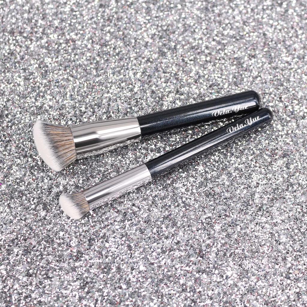 Vela.Yue Face Brush Set of 2 Foundation Brush Concealer Brush Multifunctional Makeup Brush